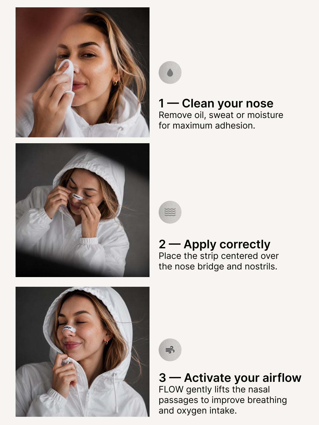 Nasal Strips FLOW® - For Marcial Peformance