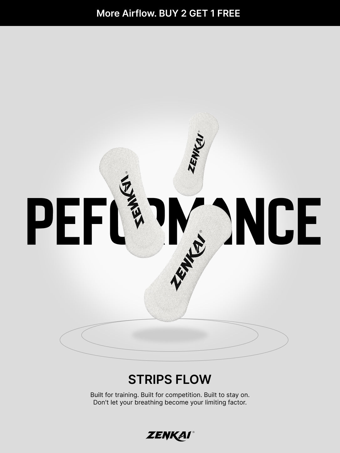 Nasal Strips FLOW® - For Marcial Peformance
